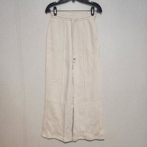 PINK Victorias Secret Ivy Fleece Wide Leg Pant XS New High Rise Relaxed Fit